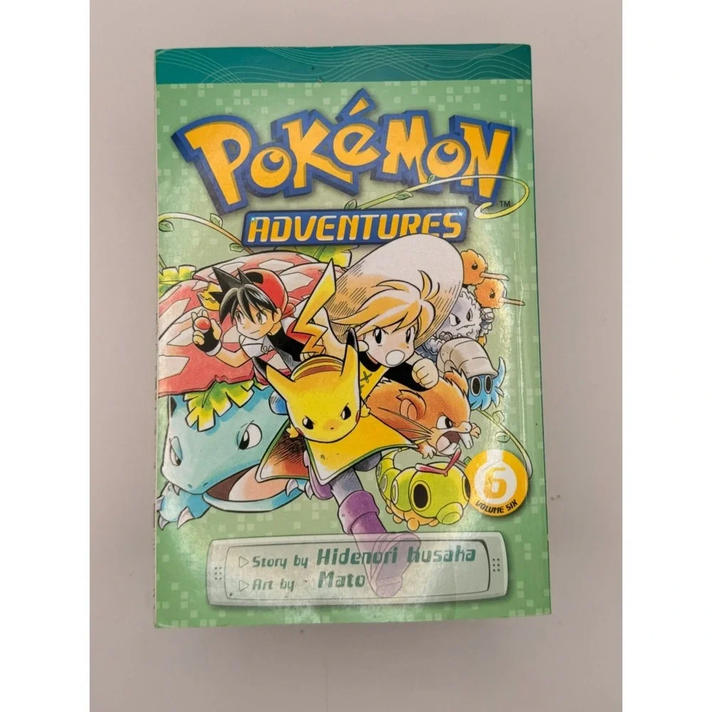 Pokemon Adventures Manga Lot Volumes 2 4 6 7 Hidenori Kusaka VIZ Kids